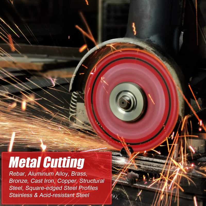 [Australia - AusPower] - EZARC Diamond Cutting Wheel 4-1/2 x 7/8 Inch for Metal, Cut Off Wheel with 5000+ Cuts on Rebar, Steel, Iron and INOX 