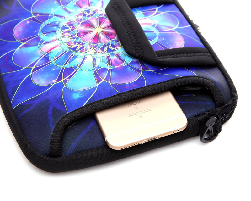 [Australia - AusPower] - 10-Inch Laptop Shoulder Bag Sleeve Case with padded handle for 9.6” 9.7" 10" 10.1" 10.5" Ipad/Netbook/Tablet/Reader (Blue) Blue 