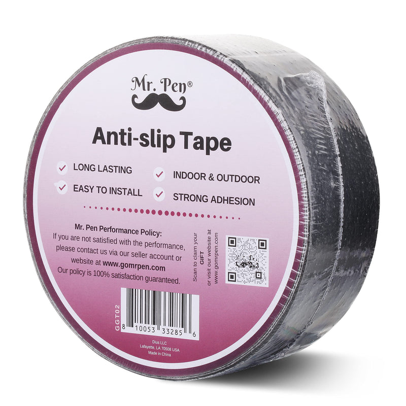 [Australia - AusPower] - Mr. Pen- Grip Tape, 2 Inch, 23 Feet, Anti Slip Tape, Non Skid Tape, Grip Tape for Stairs, Non Slip Tape, Friction Tape, Stair Grips Non Slip, Black Grip Tape, Grip Tape Roll, Waterproof Grip Tape 