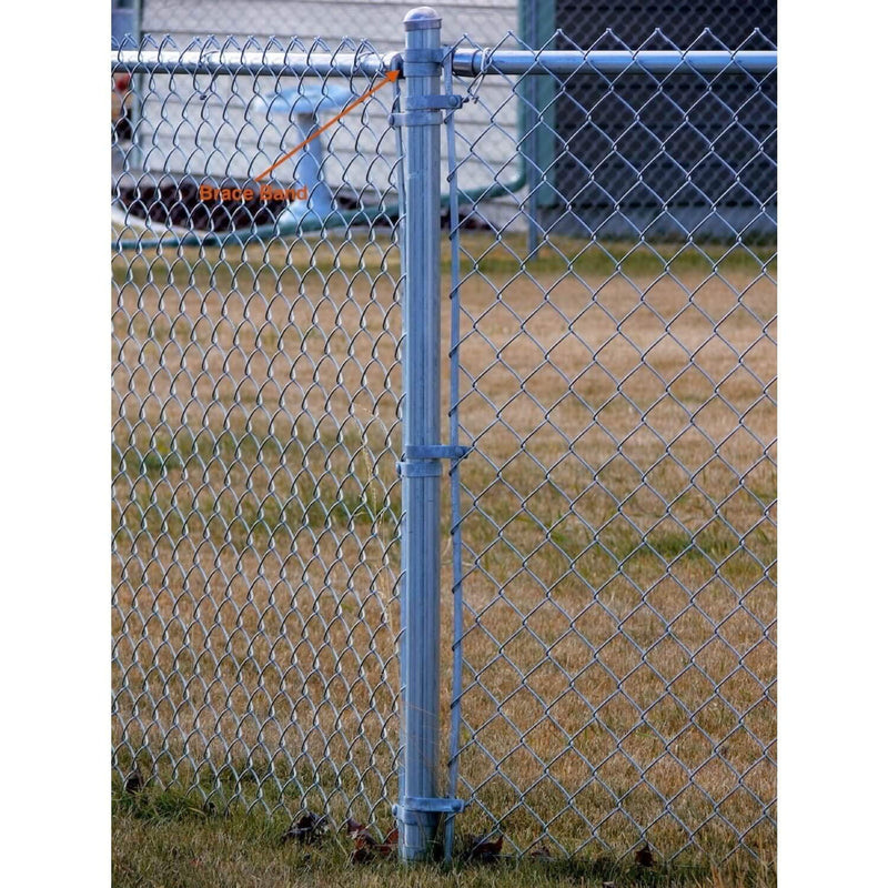 [Australia - AusPower] - 2-7/8" Brace Band for Chain Link Fence (3 Pack) 