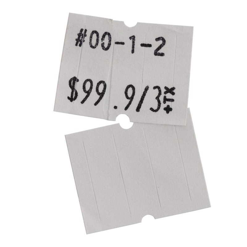 [Australia - AusPower] - Perco Two Line Removable Adhesives Labels, White - 1 Sleeve, 6000 Labels 