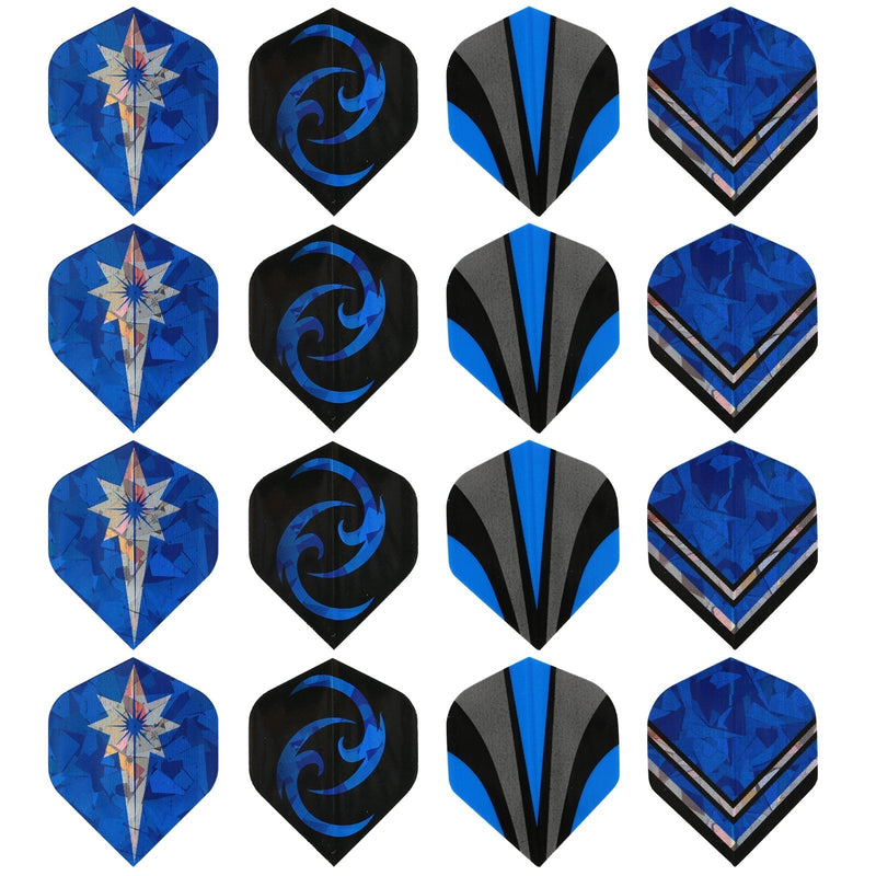 [Australia - AusPower] - GWHOLE 18g Soft Dart with 16 Dart Flights and 200 Dart Soft Tip Points for Electronic Dartboard, Set of 12 