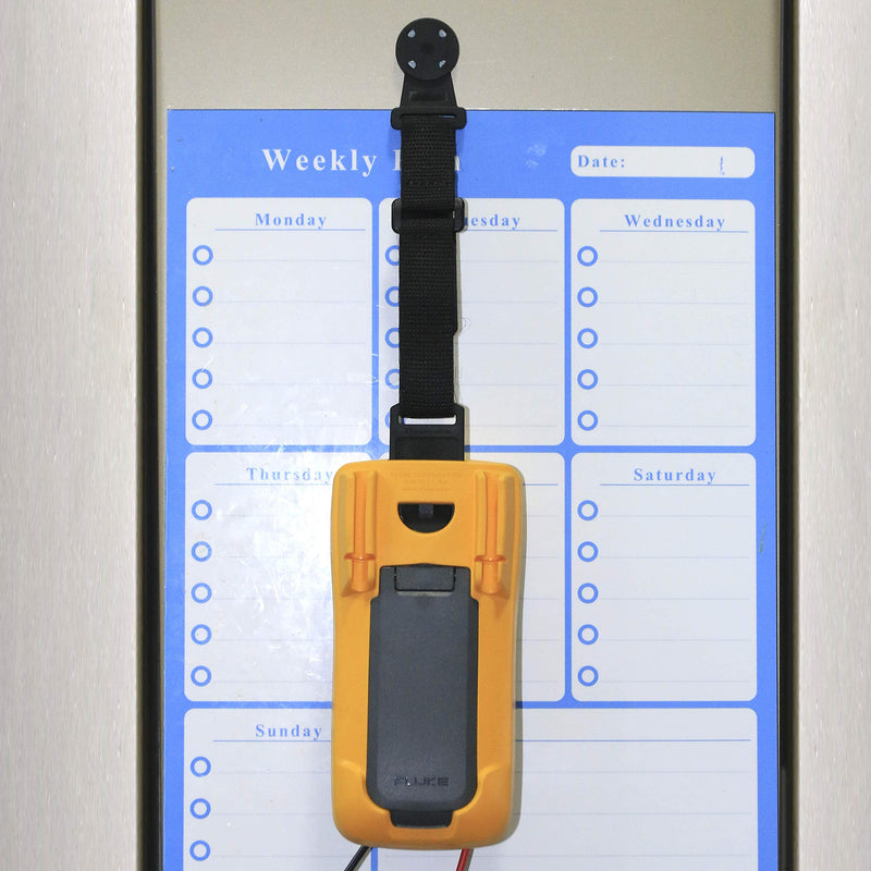 [Australia - AusPower] - Hanging Loop Strap Magnet Hanger Kit For Fluke Instruments Multimeter 1 Straps, 1 Clips and Magnetic Hanger 