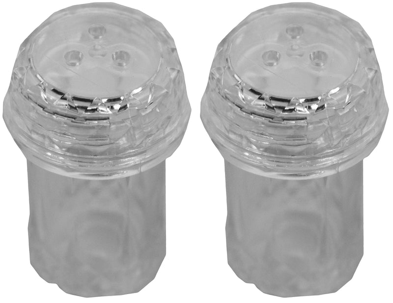 [Australia - AusPower] - 18 Piece Black Duck Brand Mini Salt and Pepper Shakers – Measures 1.75" X 1" – Plastic Crystal Looking (18) 18 