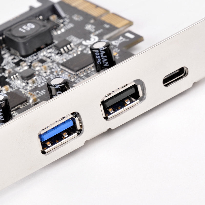 [Australia - AusPower] - SilverStone Technology Silverstone USB 3.1 and 3.0 PCIe Card with External Type C and Internal 19 Pin Connector ECU05 Components Other 