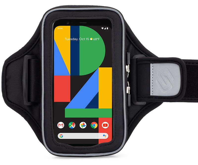 [Australia - AusPower] - Sporteer Velocity V7 Running Armband - Compatible with iPhone 13, 13 Pro, 12, 12 Pro, 11, XR, 11 Pro, Xs, 8, Galaxy Note 10, Galaxy S21, S20, S10, S9, Pixel 5, LG, Moto and More - Fits Most Cases M/L Straps 