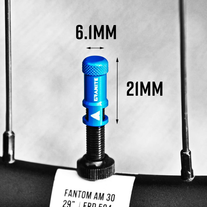 [Australia - AusPower] - Granite Juicy Nipple Valve Cap and Presta Valve Stem Set, Bike Tire Caps Dust Covers Black 