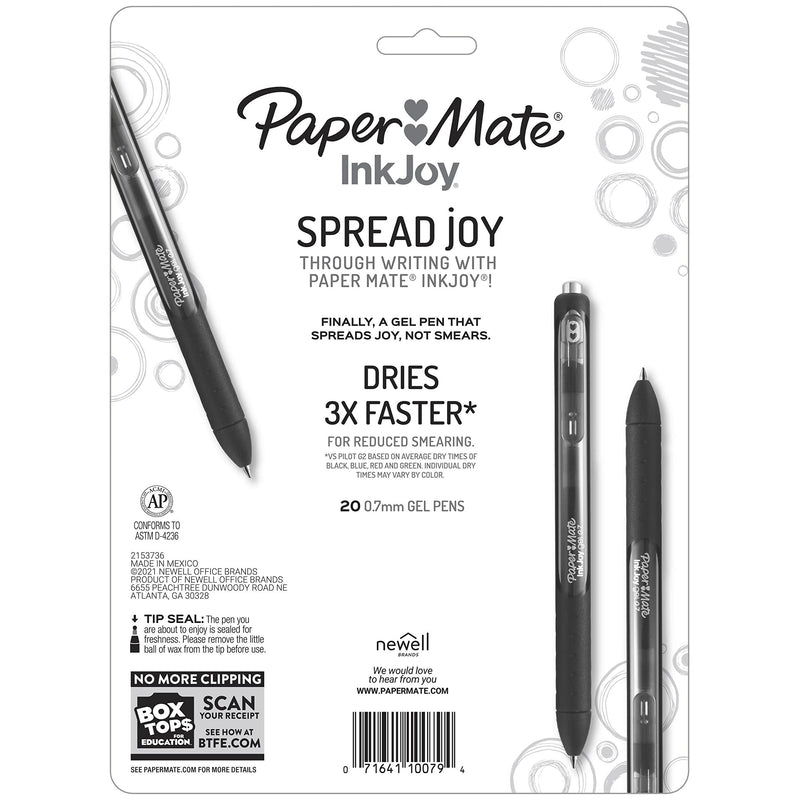 [Australia - AusPower] - Paper Mate Gel Pens | InkJoy Pens, Medium Point, Assorted, 14 Count 