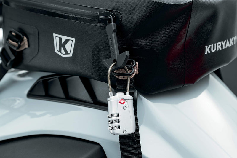 [Australia - AusPower] - Kuryakyn 5850 Motorcycle Accessory: TSA Approved Luggage and Gear Three-Digit Combination Cable Lock, Multi-Fit 