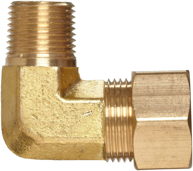 [Australia - AusPower] - Anderson Metals - 00069-1212 Brass Tube Fitting, Elbow, 3/4" Compression x 3/4" Male Pipe 