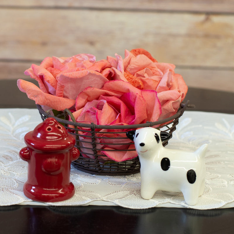 [Australia - AusPower] - DII Dog and Fire Hydrant Salt and Pepper Set, 3 x 2, Glossy 