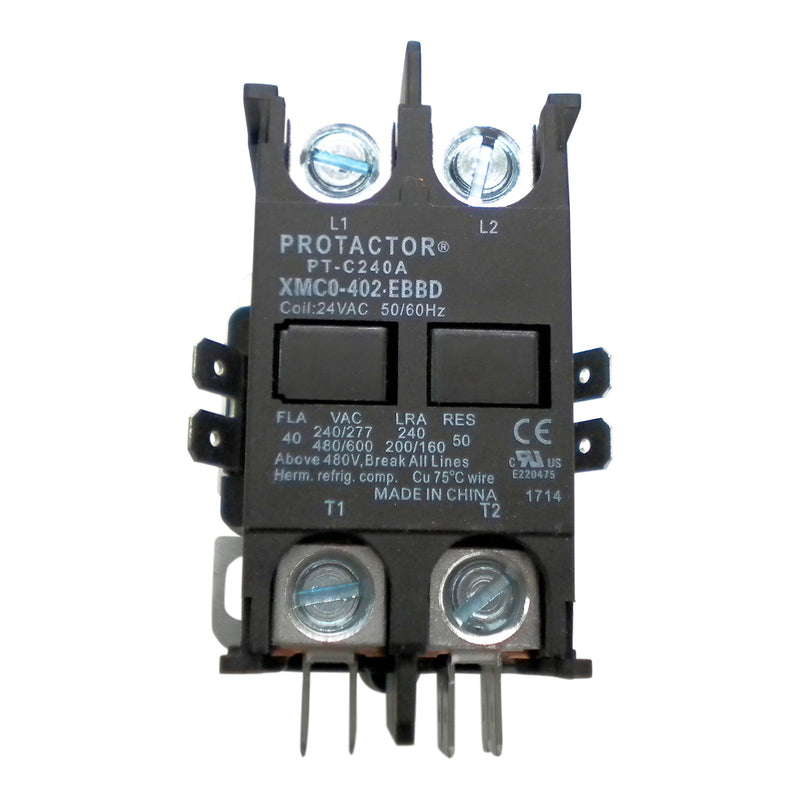[Australia - AusPower] - Protactor 2 Pole 40 AMP Heavy Duty AC Contactor Replaces Virtually All Residential 2 Pole Models 