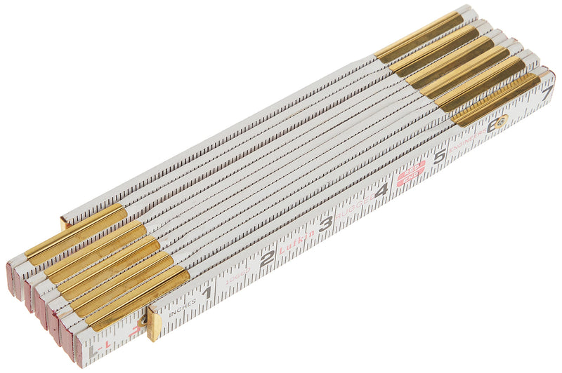 [Australia - AusPower] - Crescent Lufkin 5/8" X 6' Red End® Engineer's Scale Wood Rule - 1066DN 