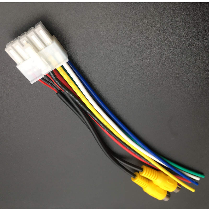 [Australia - AusPower] - ALLMOST Dual TBX10A Wire Harness 10 Pin Plug with RCA Jack MXD337BT, MCD237BT, MCP1337BT,AMCP425BT 