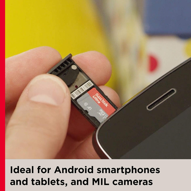 [Australia - AusPower] - SanDisk Ultra Micro SDXC UHS-I Card 128GB A1 120MB/s (SDSQUA4-128G-GN6MN) 
