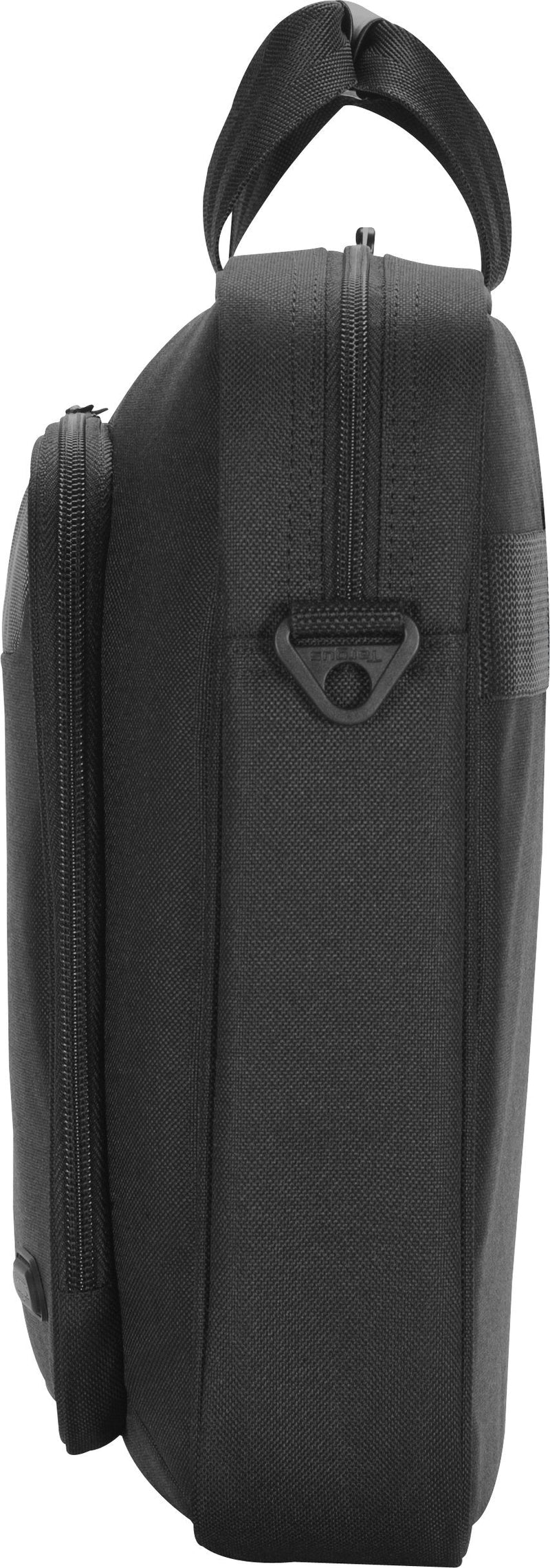 [Australia - AusPower] - Targus Intellect Slim Slipcase Bag with Durable Water-Resistant Nylon, Two Large Exterior Pockets, Removable Shoulder Strap, Protective Sleeve for 12.1-Inch Laptop and Tablet, Black (TBT248US) 12.1 inch 