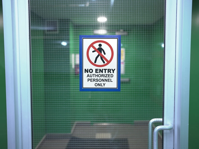 [Australia - AusPower] - Magnetrip Self-Adhesive A4 Magnetic Document Holder, 8.5x11 Sign Holder, Blue (4-Pack) 