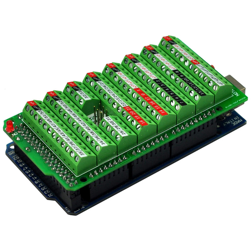 [Australia - AusPower] - Electronics-Salon Screw Terminal Block Breakout Module, for Arduino MEGA-2560 R3. 