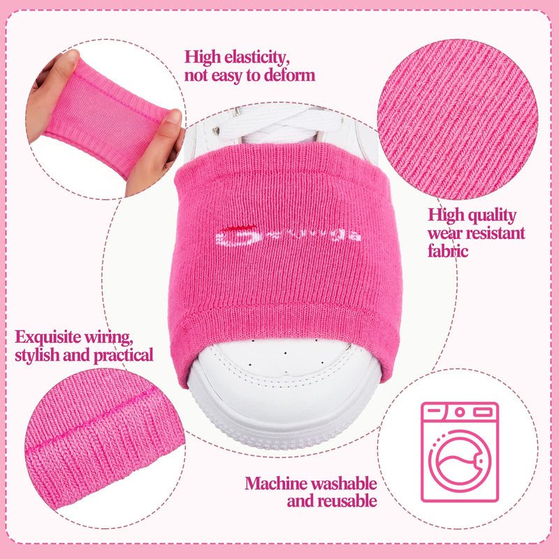 [Australia - AusPower] - Geyoga 6 Pairs Pack Over Sneaker Dance Socks for Dancers Women Dance Socks Dancing Socks Over Shoes for Dancing on Smooth Floor Ballet 