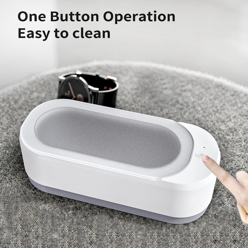 [Australia - AusPower] - Ultrasonic Jewelry Cleaner, Portable Professional Ultrasonic Cleaner for Cleaning Jewelry Eyeglasses Watches Shaver Heads 