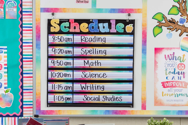 [Australia - AusPower] - Teacher Created Resources Black 7 Pocket Chart (20740) 