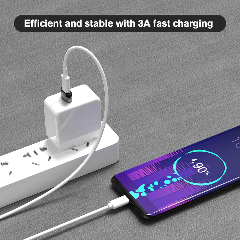 [Australia - AusPower] - USB C to USB Adapter (4 Pack) ,USB-C Female to USB Male, Type C to USB A Converter Compatible with Apple MagSafe, iPhone 11 12 13 Pro Max, Samsung Galaxy Note,Google Pixel etc, Grey 