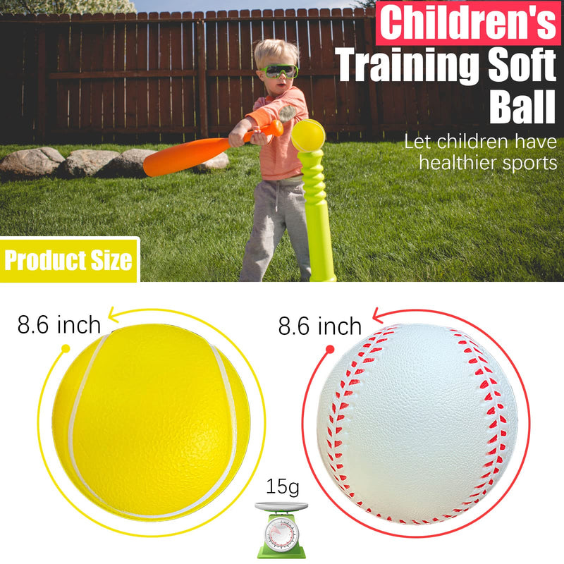 [Australia - AusPower] - GKK Foam Baseballs 12 Pack Soft Baseballs for Kids Teenager Players Sports Foam Baseballs Training Balls for Hitting and Indoor or Outdoor Play 