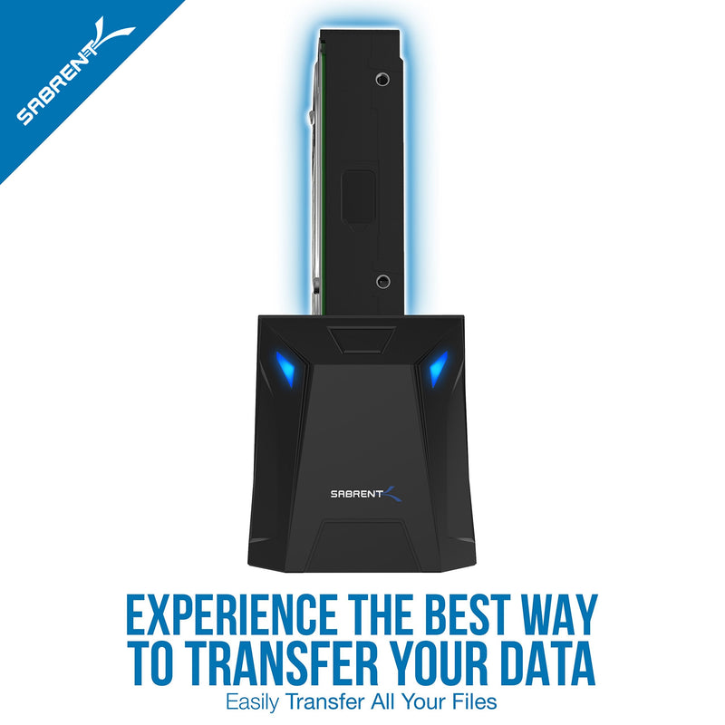[Australia - AusPower] - SABRENT USB 3.0 to SATA External Hard Drive Docking Station for 2.5" or 3.5"' HDD, SSD [Support UASP] (EC-UBLB) 1 BAY 