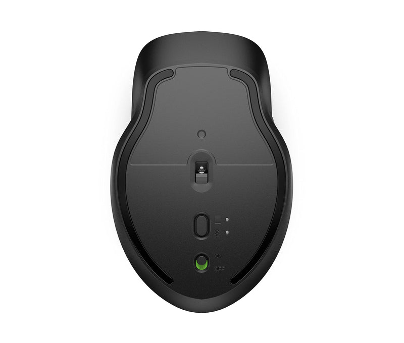 [Australia - AusPower] - HP 430 Multi-Device Wireless Mouse - Black - Bluetooth 5.2 & 2.4GHz Wireless USB Receiver, up to 4000 DPI Blue Sensor, Customizable Buttons, 2-Year Battery, PC, Laptop, Mac, Chromebook (3B4Q2AA#ABL) 
