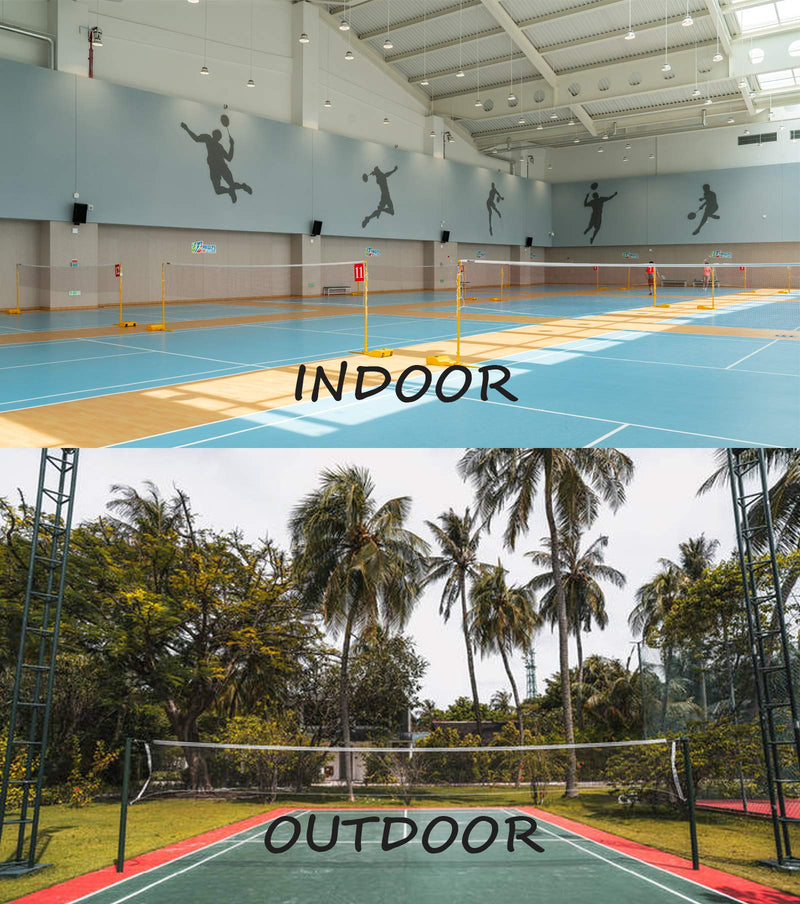 [Australia - AusPower] - Glodwheat Badminton Net Sports Outdoor Indoor Fitness Badminton Pickleball Replacement Net for Backyard Beach Garden Schoolyard (20 FT x 2.5 FT) 