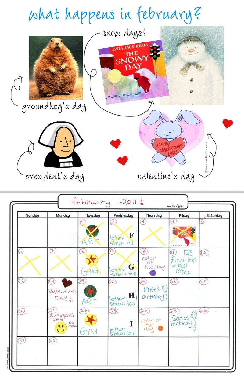 [Australia - AusPower] - Hygloss Products Blank Calendar Books - Make Your Own Scrapbook - Assorted Bright Covers with White Pages - 12 Gridded Months - 8.5 x 11" - 6 Calendars 6 Books 