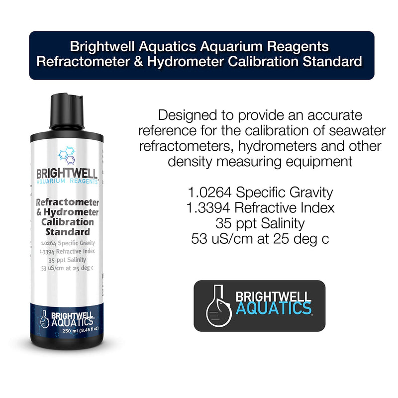 [Australia - AusPower] - Brightwell Aquatics Refractometer & Hydrometer Calibration Standard, Accurate Reference for The Calibration of Seawater Refractometers, Hydrometers & Other Density Measuring Equipment (RES250) 