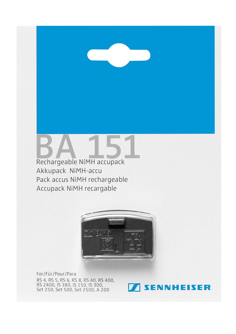 [Australia - AusPower] - Sennheiser BA 151 Rechargeable Battery for IR and RF Wireless Headsets 