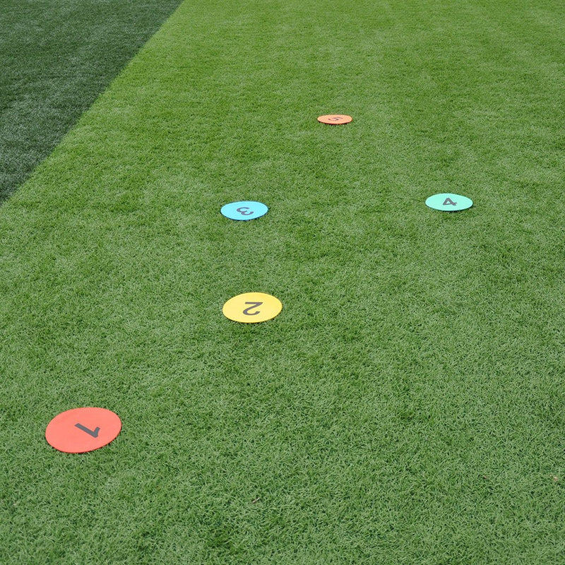 [Australia - AusPower] - Eco Walker 8inch Numbered Floor Spot Markers 1-5 