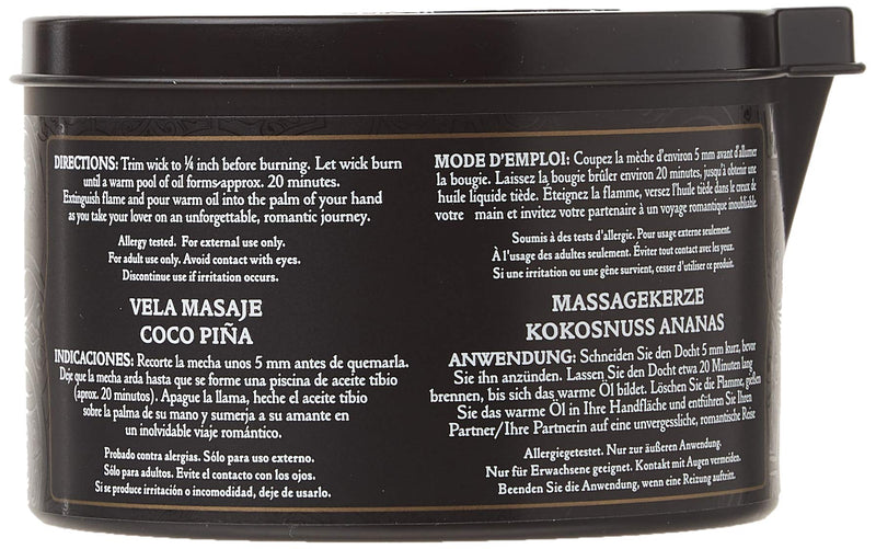 [Australia - AusPower] - Kama Sutra Massage Candle Lubricant, Coconut Pineapple, 6 Fluid Ounce 
