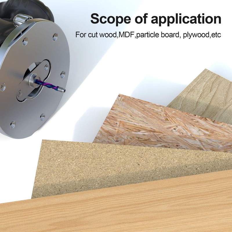 [Australia - AusPower] - XDENGP Compression Spiral Flush Trim Router Bit, 1/4" Shank 1/4" Cutting Diameter 1-1/8" Cutting Length, Up&Down Cut CNC Router Bits with NACO Coated Carbide End Mill for Wood Triming 1/4" Dia - 1-1/8" CL - 1/4" Shank Compression Cut 