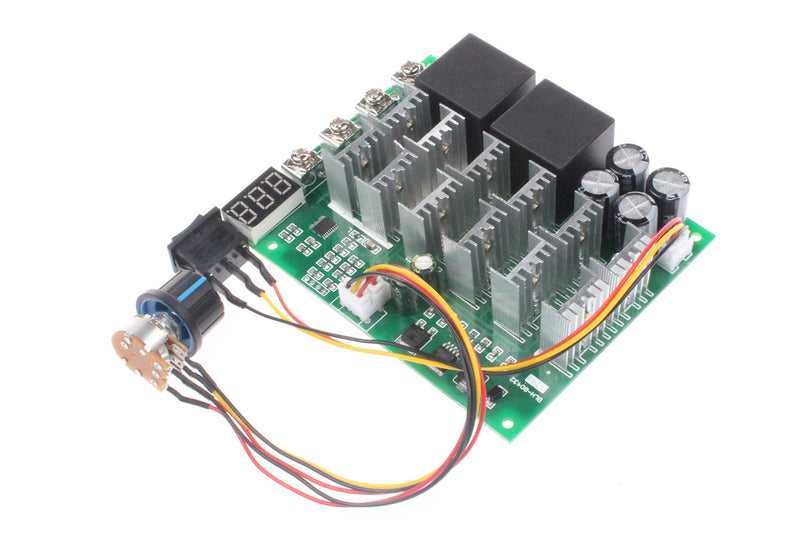 [Australia - AusPower] - NOYITO PWM Motor Speed Controller 60A DC 10V-55V 12V 24V 36V 48V Digital Display 100A Max Brush DC Motor Controller - Third gear Forward Reverse Stop 