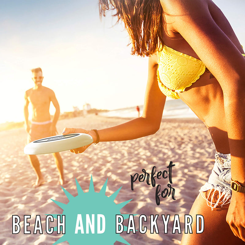 [Australia - AusPower] - Franklin Sports Flying Disc - Sport Disc for Beach, Backyard, Lawn, Park, Camping and More - Great for All Ages 