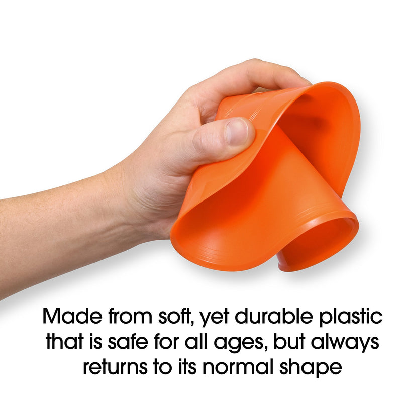 [Australia - AusPower] - GoSports Agility Training Sport Cone 20 Pack with Tote Bag - Low Profile Field Markers for Kids and Adults 
