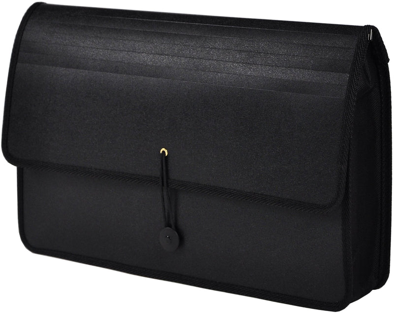 [Australia - AusPower] - Lion Ex pand-N-File Poly Ex panding Wallet, Legal (9-1/2 x 15 Inches), 2-1/2 Inches Gusset, Black, 1 Wallet (48150-BK) 