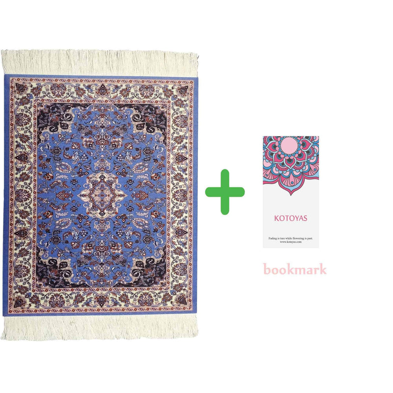 [Australia - AusPower] - Kotoyas Rug Mouse Pad, 2 Pack Woven Rug Bohemian Carpet Mouse Pad for Table Decor (Wind) wind 