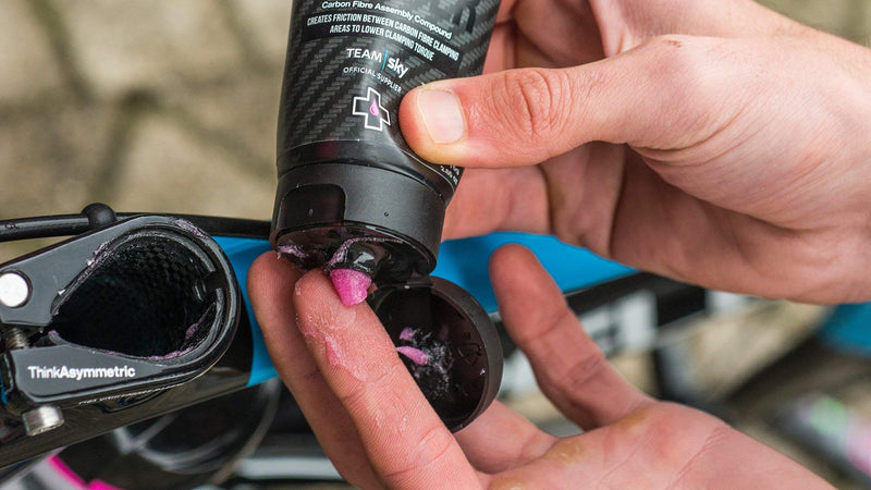 [Australia - AusPower] - Muc-Off Carbon Gripper, 75 Grams - Advanced Carbon Fibre Assembly Compound for Bicycles - Improves Grip by Creating Friction Between Carbon Areas 