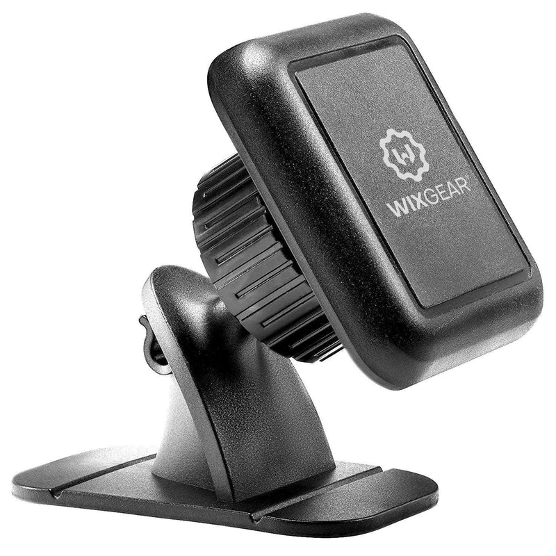 [Australia - AusPower] - WixGear Magnetic Phone Mount, Universal Stick On Dashboard Magnetic Car Mount Holder, for Cell Phones with Fast Swift-snap Technology 