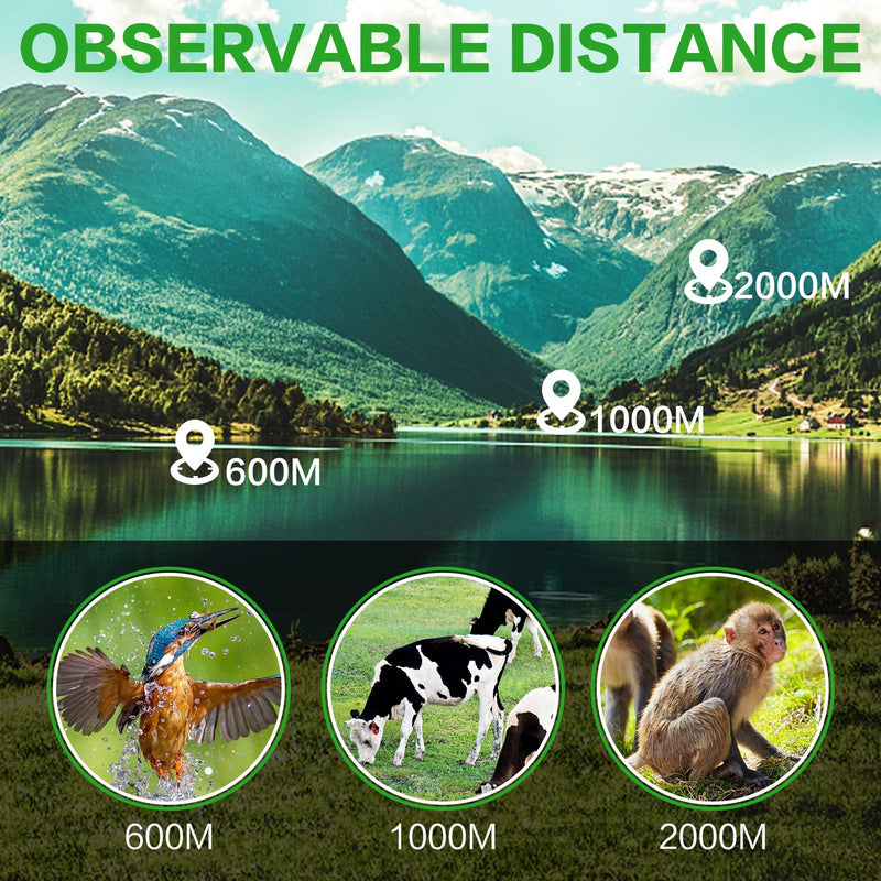[Australia - AusPower] - 16X52 Monocular Telescope, High Power Prism Compact Monoculars for Adults Kids HD Monocular Scope for Bird Watching Hiking Concert Travelling 