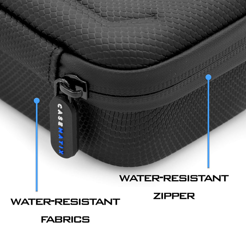 [Australia - AusPower] - CASEMATIX Hard Shell Travel Case Compatible with Garmin eTrex 10, 22x, 30x, Touch 35 and More - Protective Carrying Case with Lanyard and Carabiner for Handheld GPS up to 4.75" 