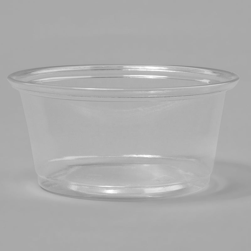 [Australia - AusPower] - 100 Pack of Individual Portion Souffle Condiment Cups with Lids - 2 oz. - Perfect for Ketchup, Salsa, BBQ Sauce, and Dipping by California Containers 