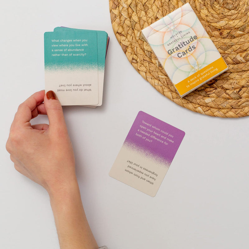 [Australia - AusPower] - Holstee Gratitude Cards | A Deck of Questions to Inspire Grateful Living 