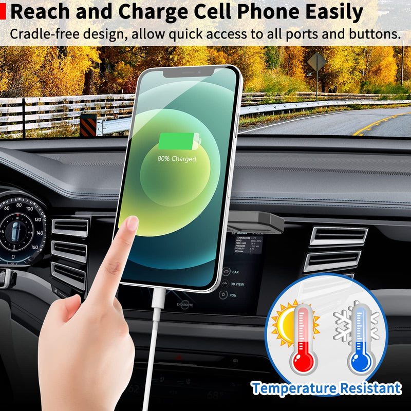 [Australia - AusPower] - Magnetic Car Phone Mount, APPS2Car Solid CD Slot Cell Phone Holder for Car iPhone Car Mount [ 6 Super Strong Magnets ] [ Case Friendly ] Universal Compatible with All Smartphone Mobiles & Mini Tablet 