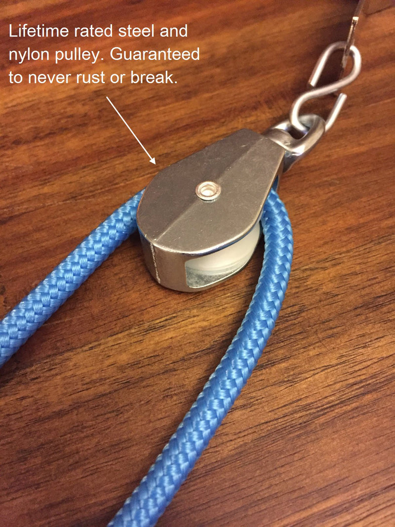 [Australia - AusPower] - Shoulder Pulley System, Over The Door Metal Bracket, Therapists Choice for Physical Therapy 