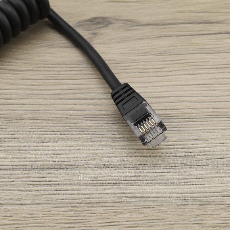 [Australia - AusPower] - The Lord of the Tools RJ12 6P6C Male to Male Telephone Cord Straight Wired Cable Retractable Spring Cable Accessories for Telephone Lines Fax Lines Printer Lines 